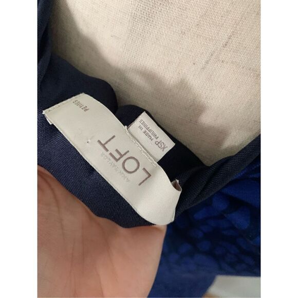 Loft size xs petite blue dress - Picture 4 of 4